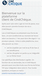 Mobile Screenshot of clientcinecheque.com